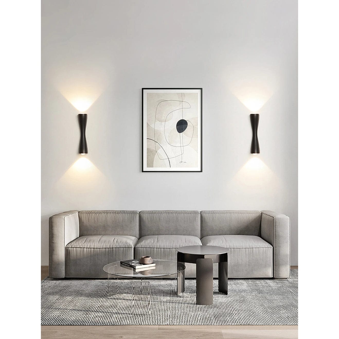 Utomhus LED Vägglampa - Väggmonterad - IP65 Vattentålig - Modern Aluminiumdesign - Idealisk för Veranda och Gårdar