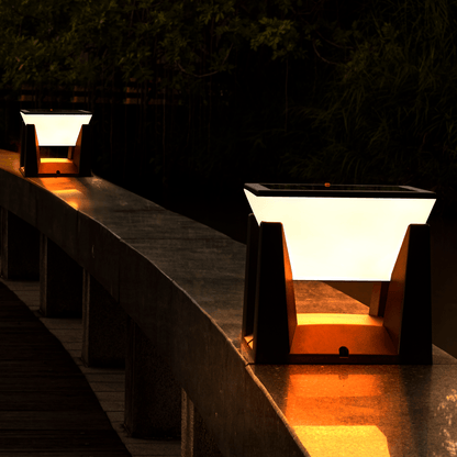 Utomhus Solcellsdriven Modern Trädgårdslampa
