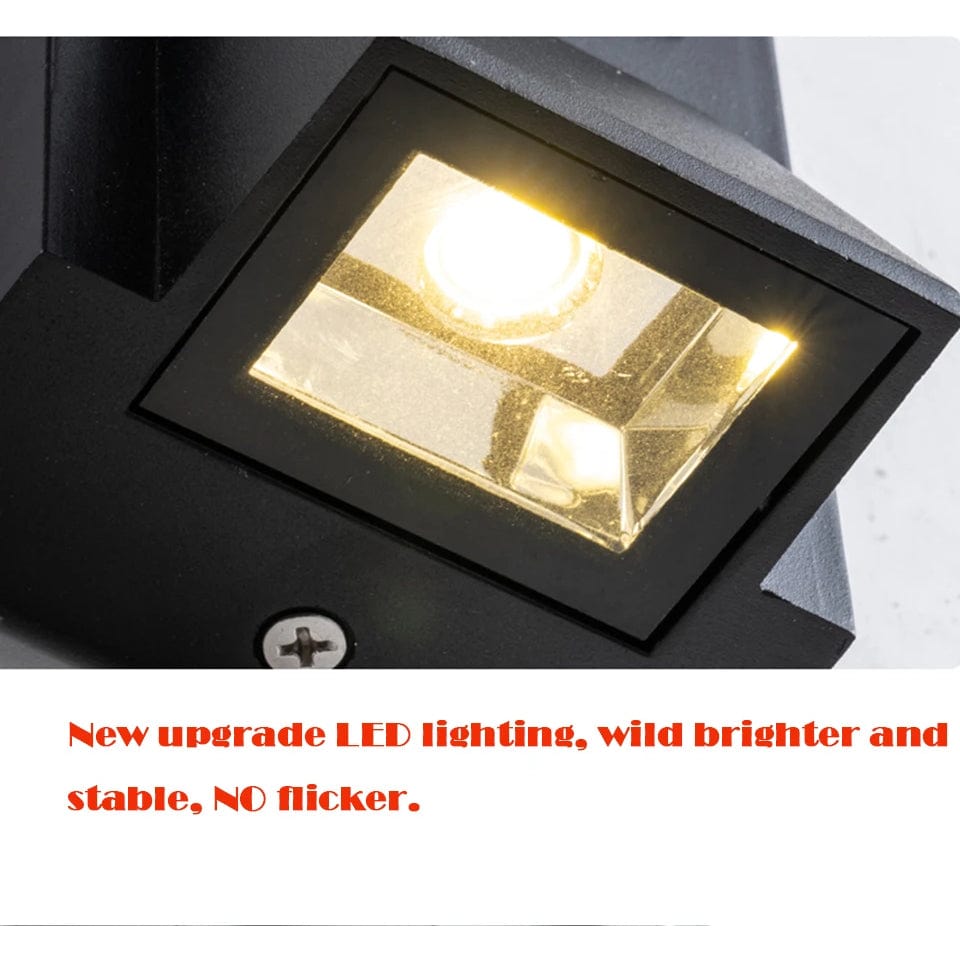 Utomhus Vattentät LED Vägglampa – Modern Aluminium Sconces för Trädgård och Veranda, IP65 Vattentät, 5W och 10W Alternativ