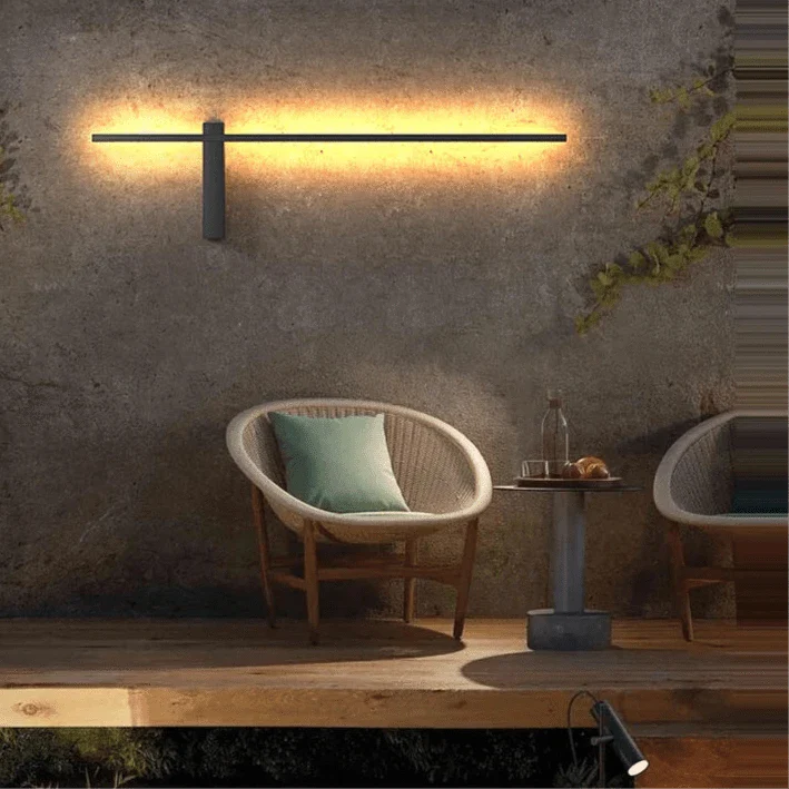 Utomhus Vattentät Vägglampa – IP54 Aluminium Sconce för Veranda och Uteplats, Mångsidig Vägglampa med Energibesparande LED