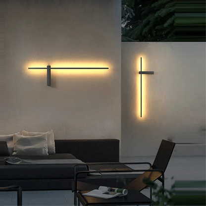 Utomhus Vattentät Vägglampa – IP54 Aluminium Sconce för Veranda och Uteplats, Mångsidig Vägglampa med Energibesparande LED