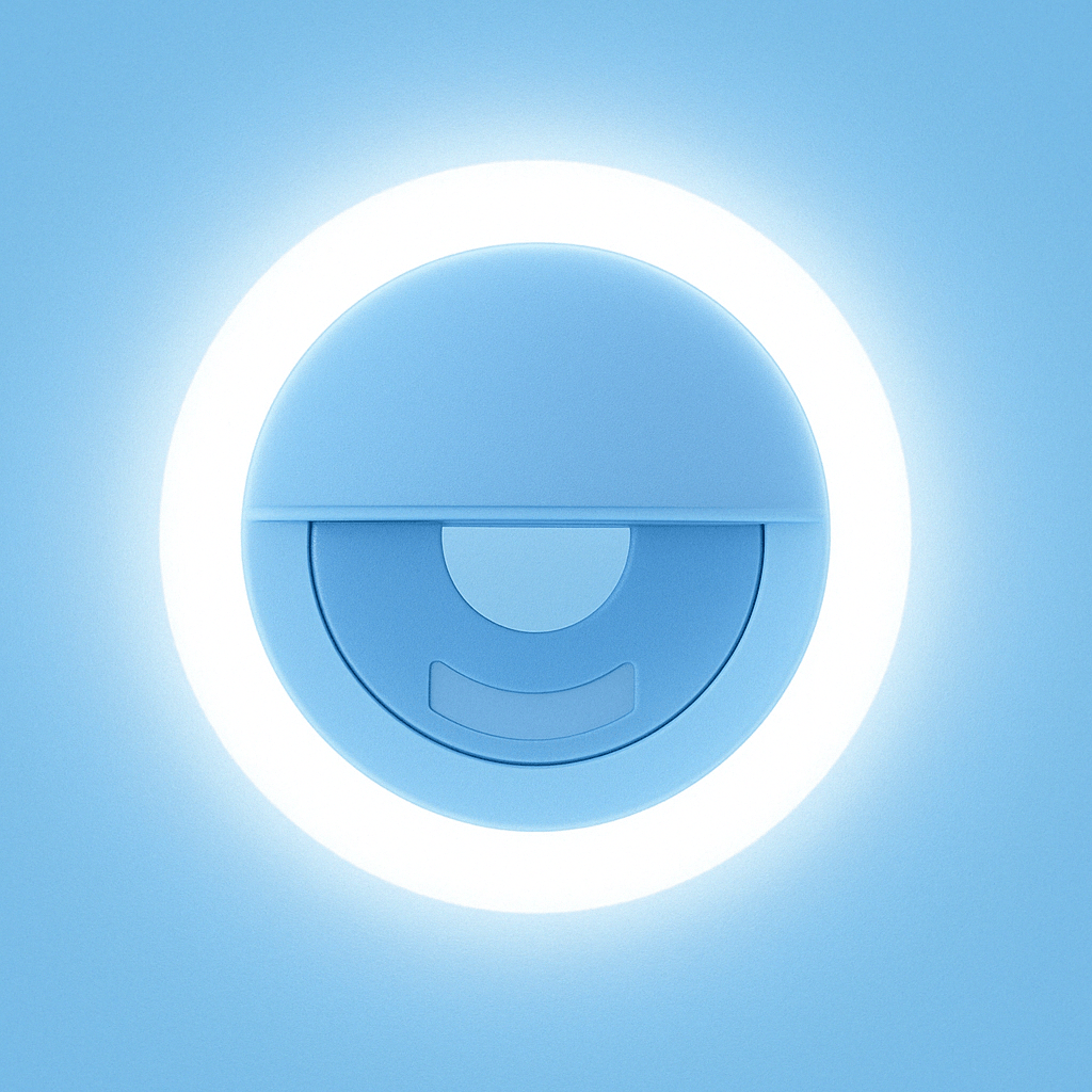 Telefonringljus för selfies och videokonferenser