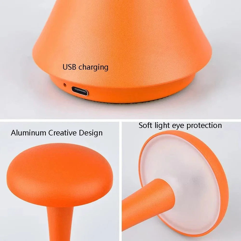 Bärbar midjeuppladdningsbar skrivbordslampa