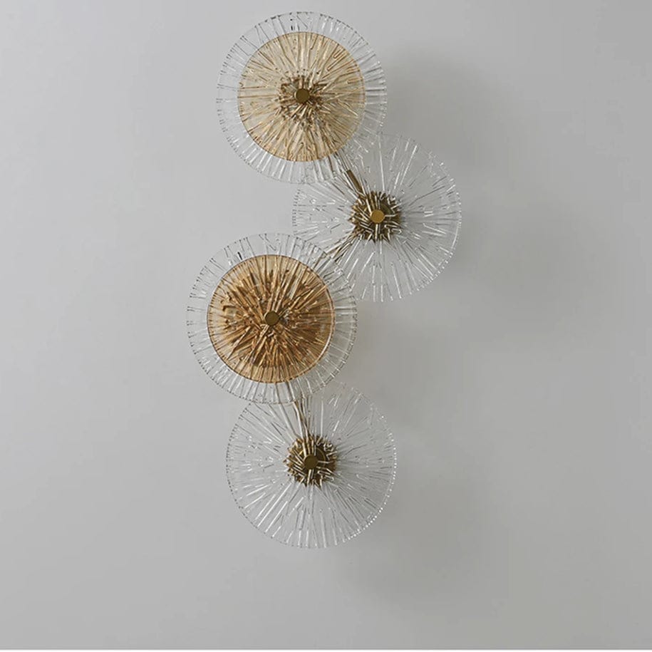 Postmodern glas vägglampa belysning för vardagsrum och gång – elegant vägglampafäste