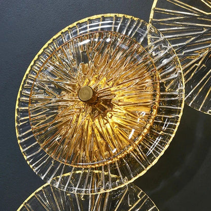 Postmodern glas vägglampa belysning för vardagsrum och gång – elegant vägglampafäste