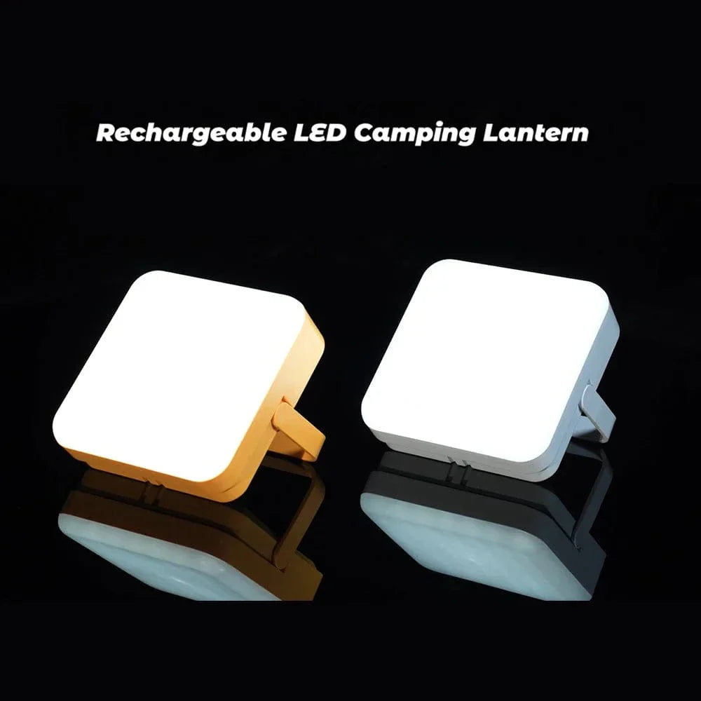 Uppladdningsbar LED Campinglampa med Power Bank – Dimbara Campinglampor för Utomhusäventyr