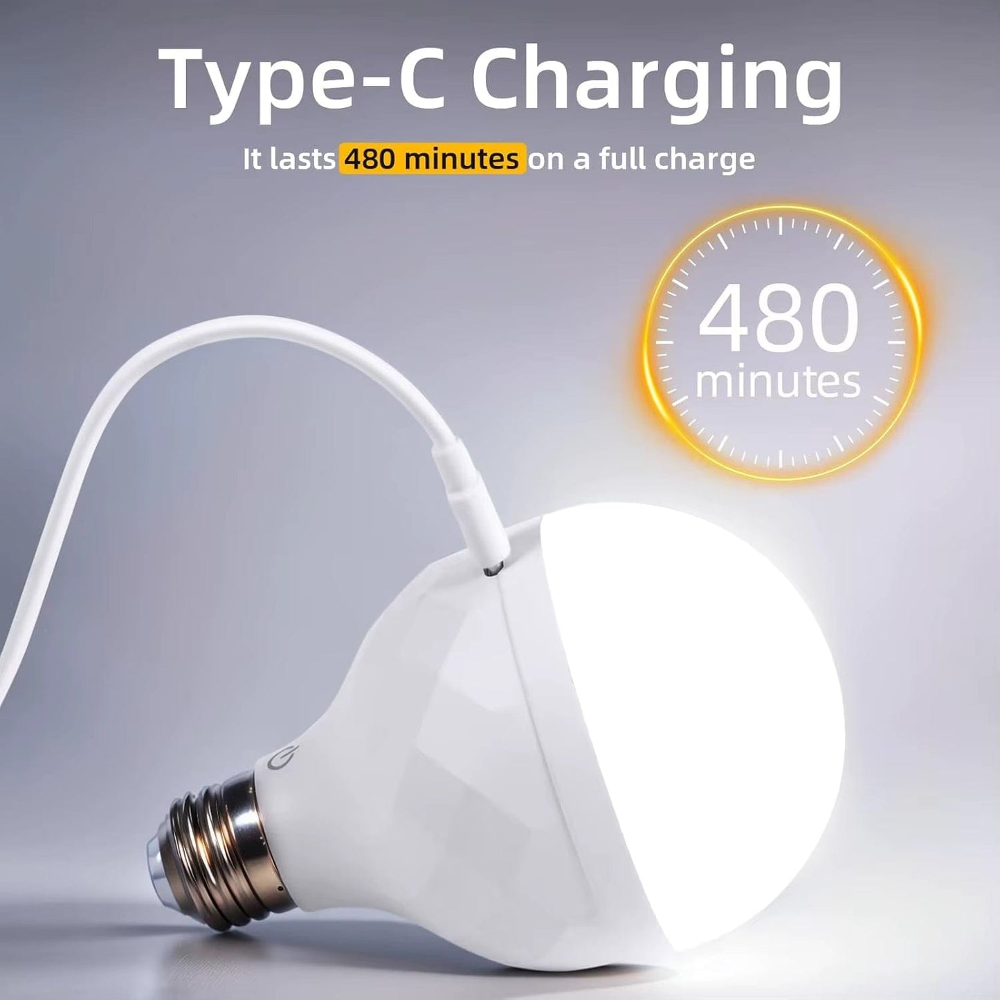 Uppladdningsbar LED-lampa med fjärrkontroll – Dimbar - Flerfärgad - Timerfunktion - 270° ljusvinkel - Bärbar design