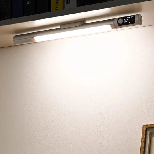 Uppladdningsbar LED-nattlampa med rörelsesensor och digital skärm – Inomhusbruk för kök och skåp