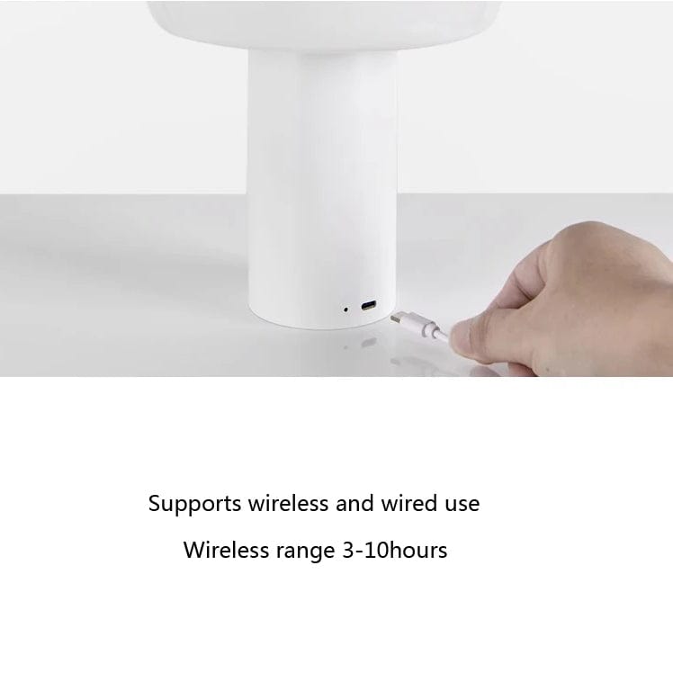 Uppladdningsbar LED-bordslampa - Sladdlös - Justerbar höjd - Flera färger - Inomhus/Utebruk - Hållbar järn och akryl