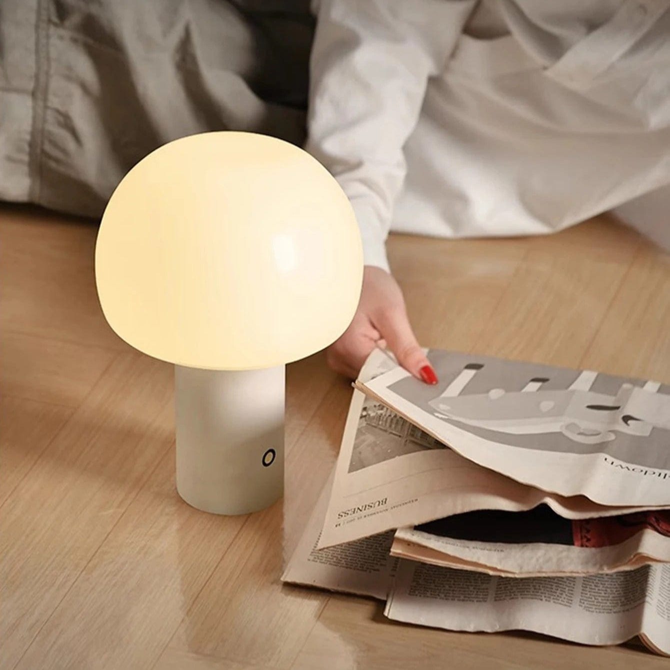 Uppladdningsbar LED-bordslampa - Sladdlös - Justerbar höjd - Flera färger - Inomhus/Utebruk - Hållbar järn och akryl