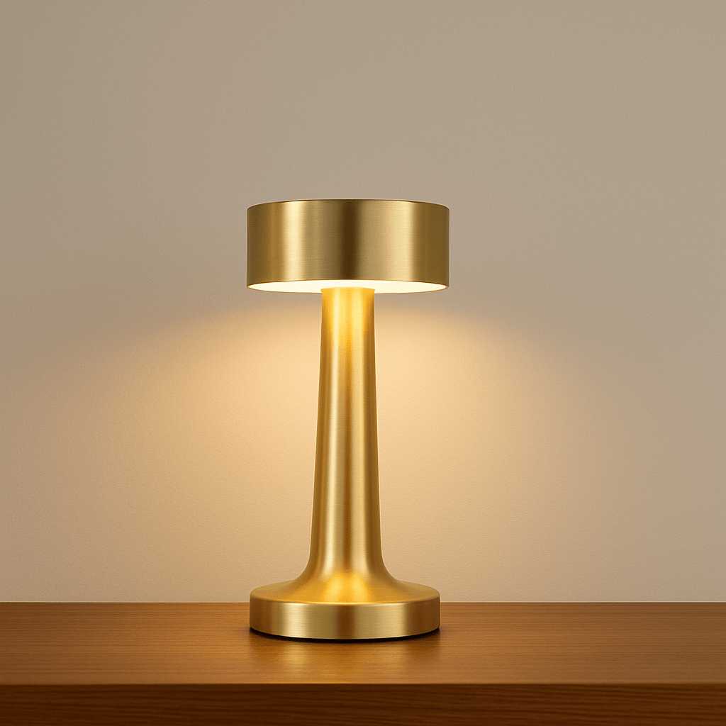 Laddningsbar LED Bordslampa – Sladdlös - Touch Dimming - Modern Design - 3 Färgtemperaturer - Bärbar För Inomhus/Uteanvändning