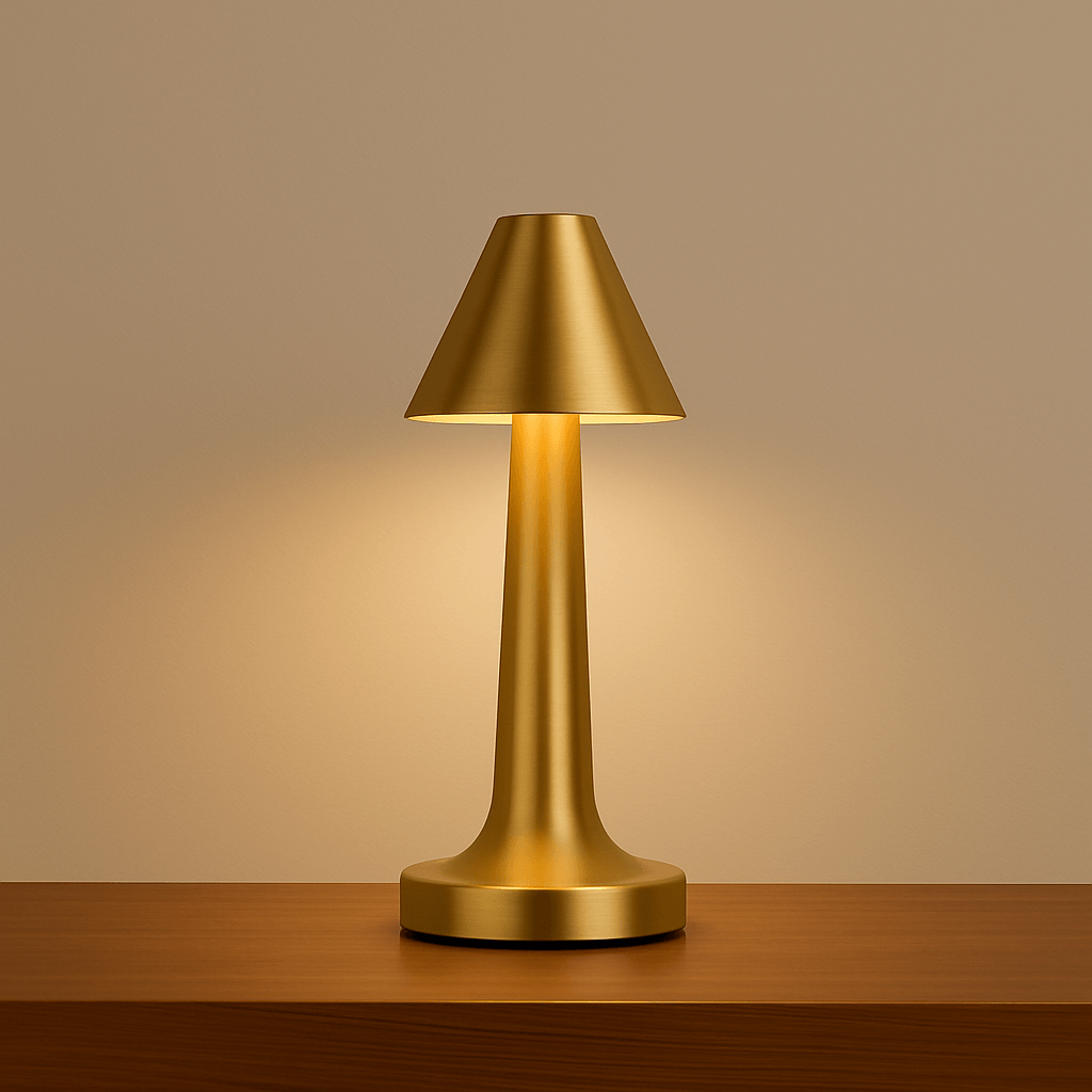 Laddningsbar LED Bordslampa – Sladdlös - Touch Dimming - Modern Design - 3 Färgtemperaturer - Bärbar För Inomhus/Uteanvändning