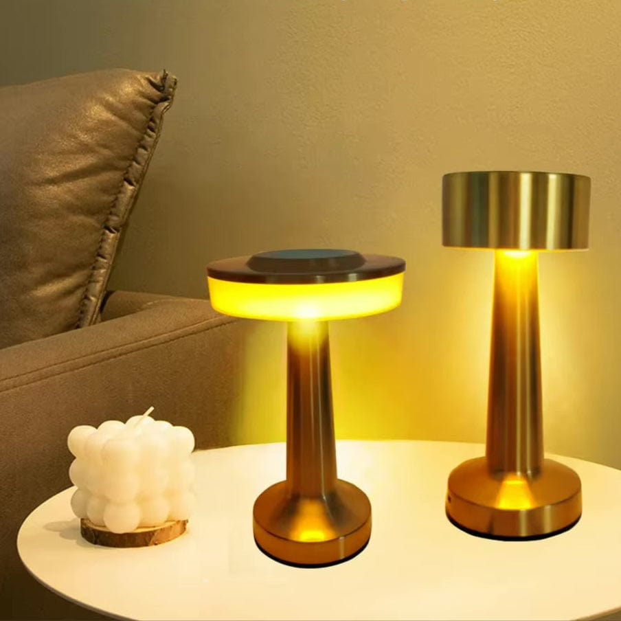 Laddningsbar LED Bordslampa – Sladdlös - Touch Dimming - Modern Design - 3 Färgtemperaturer - Bärbar För Inomhus/Uteanvändning