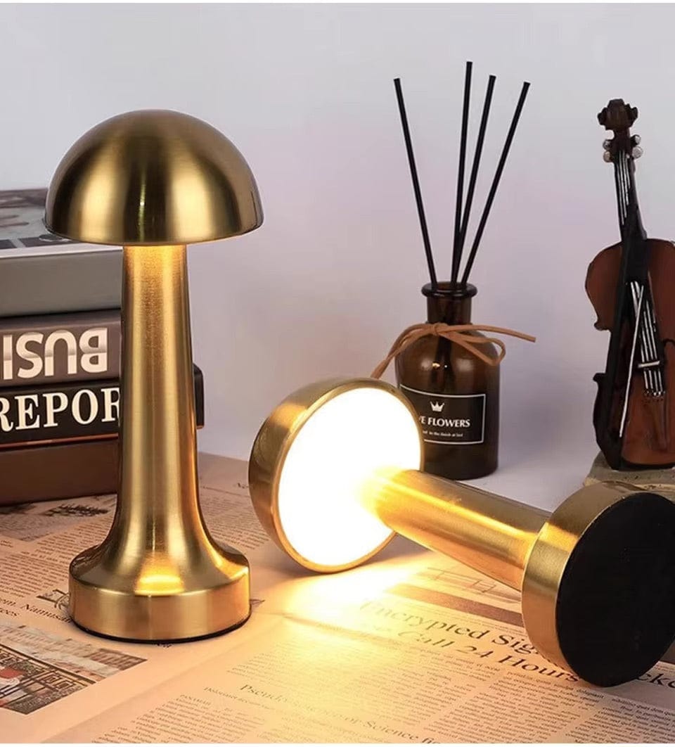 Laddningsbar LED Bordslampa – Sladdlös - Touch Dimming - Modern Design - 3 Färgtemperaturer - Bärbar För Inomhus/Uteanvändning
