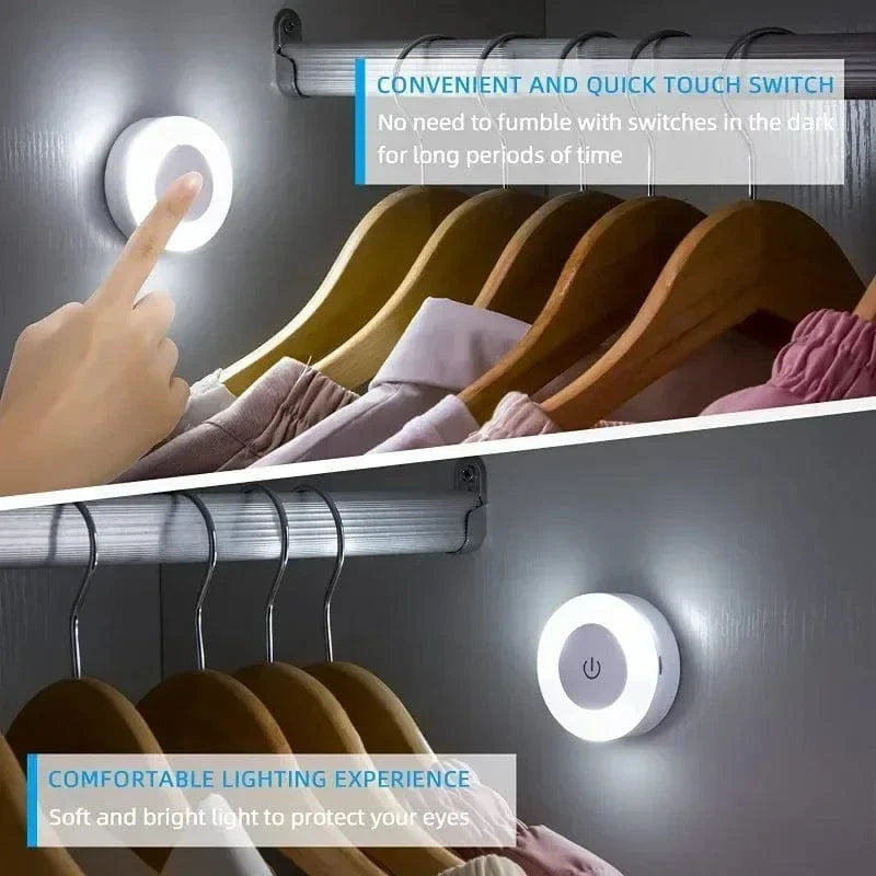 Uppladdningsbar LED Touch Nattlampa