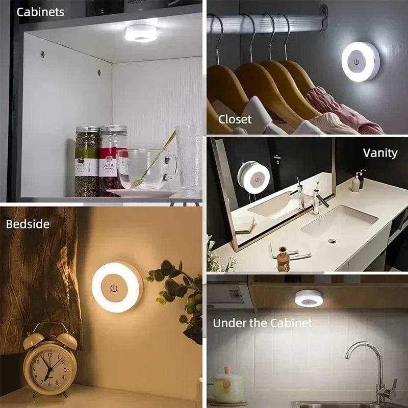 Uppladdningsbar LED Touch Nattlampa