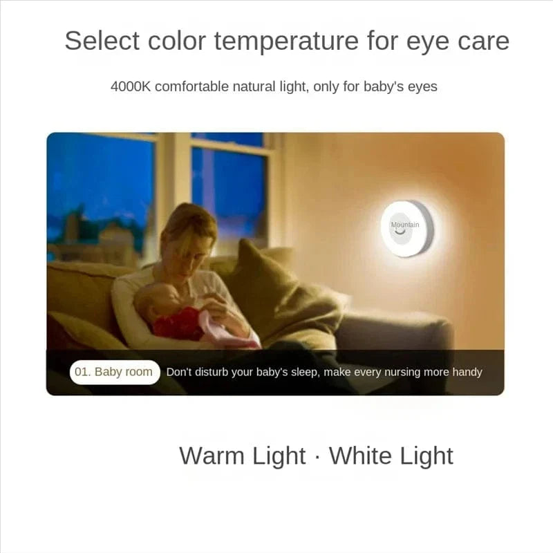 Uppladdningsbar LED Touch Nattlampa