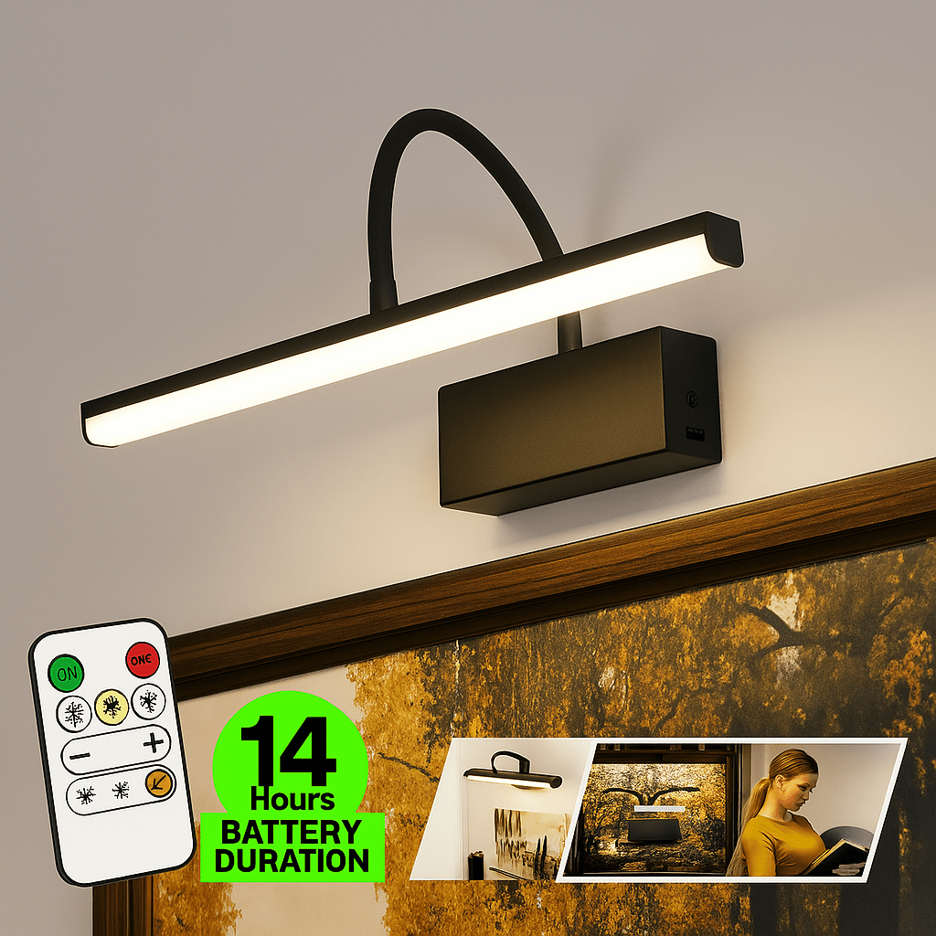 Laddningsbar LED Vägglampa