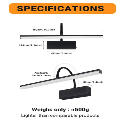 Laddningsbar LED Vägglampa