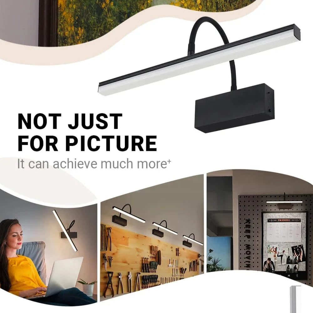 Laddningsbar LED Vägglampa