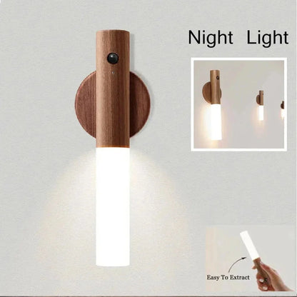 Uppladdningsbar LED Vägghorn med Magnetisk Rörelsesensor