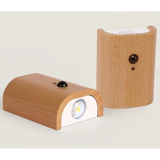 Uppladdningsbar LED-vägglampa med magnetfäste – Intelligent induktion - Varm vit - Rörelsesensor - Justerbar riktning - Inomhusbruk