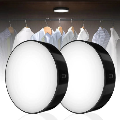 Uppladdningsbar Touch Bordslampa – Dimbar – Bärbar - Elegant Rund Design - Ideal Touchlampa För Sovrum - Inomhusbruk