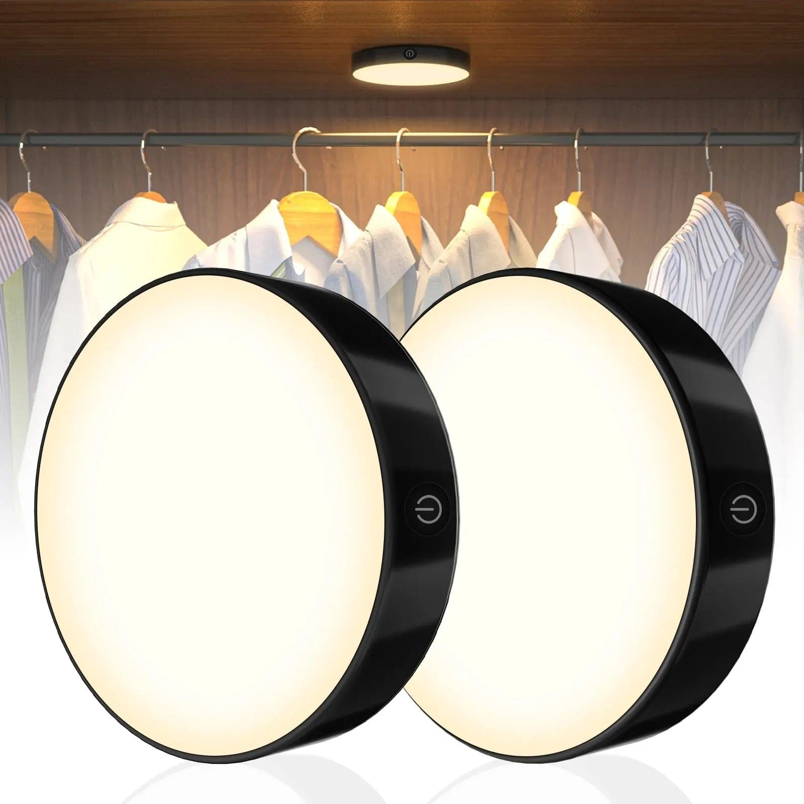 Uppladdningsbar Touch Bordslampa – Dimbar – Bärbar - Elegant Rund Design - Ideal Touchlampa För Sovrum - Inomhusbruk