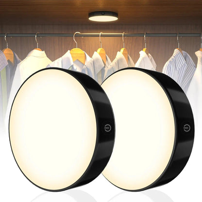Uppladdningsbar Touch Bordslampa – Dimbar – Bärbar - Elegant Rund Design - Ideal Touchlampa För Sovrum - Inomhusbruk