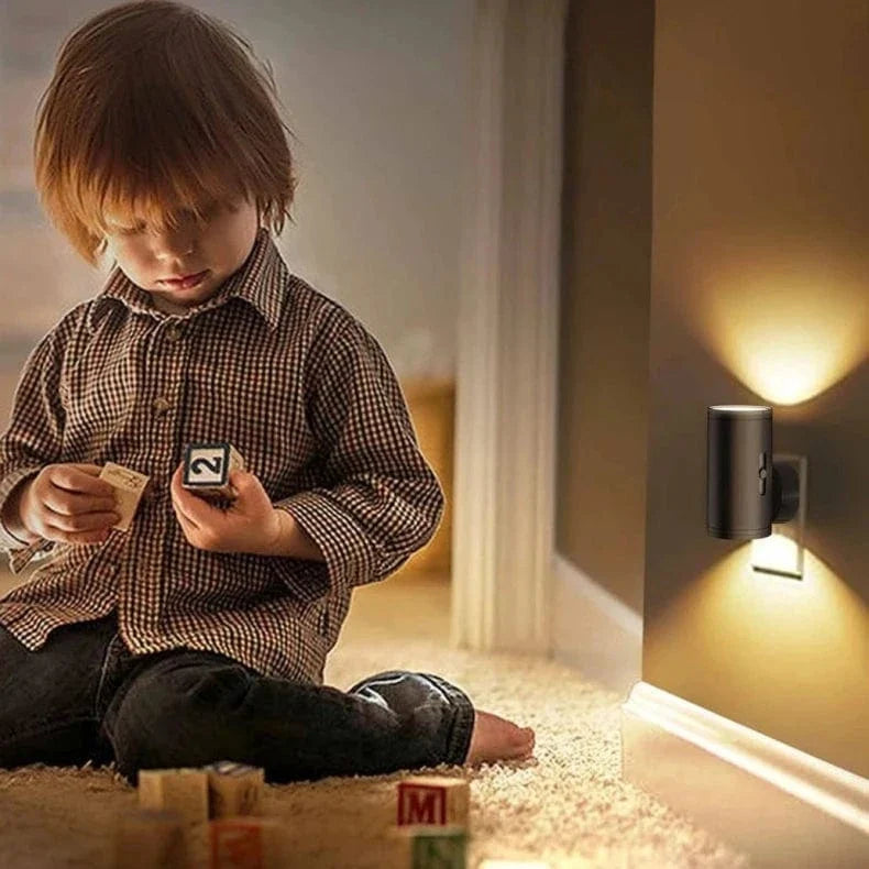 Fjärrkontroll Plug-In LED Vägg Nattlampa