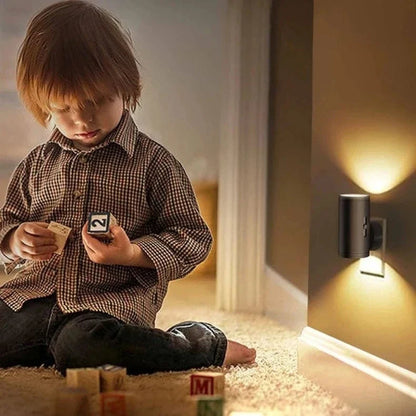 Fjärrkontroll Plug-In LED Vägg Nattlampa