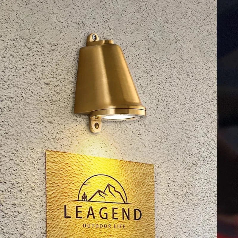 Retro Aluminium Vägglampa – LED Vägglampa i Silver eller Guld för Konstutställningar och Dekorativa Utrymmen