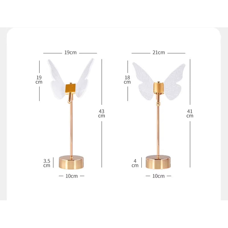 Retro LED Bordlampa Med Justerbart Huvud – USB Anslutning - Dimmbar - 3 Färgtoppar - Metall och Akryl - Idealisk För Vardagsrum och Sovrum