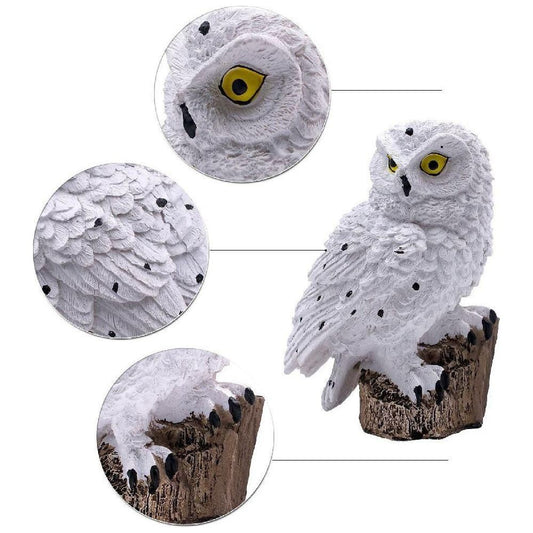 OwlGlow Lampa - Solcellsdriven Uggla LED Lampa Trädgårdsdekoration Ljus