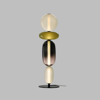 LED Glas Färg Förändrande Golvlampa