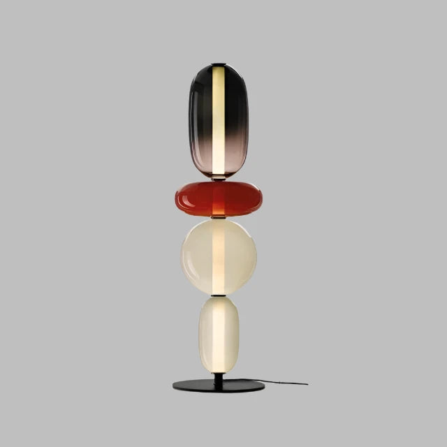 LED Glas Färg Förändrande Golvlampa