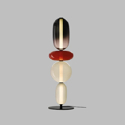 LED Glas Färg Förändrande Golvlampa