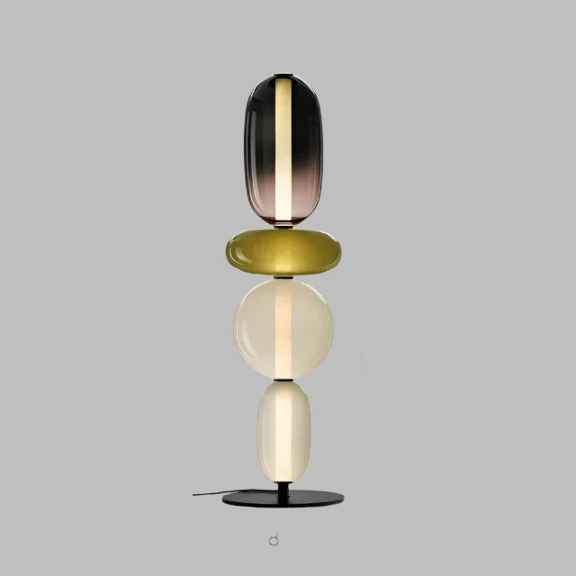 LED Glas Färg Förändrande Golvlampa