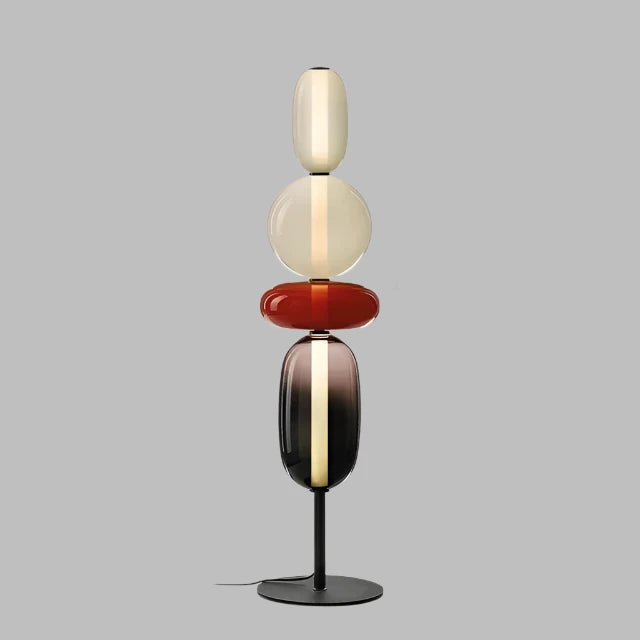 LED Glas Färg Förändrande Golvlampa