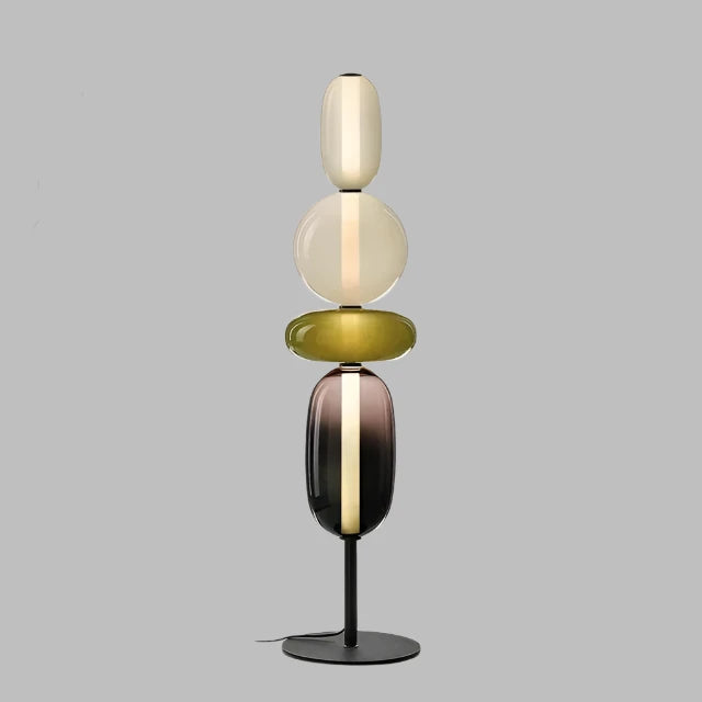 LED Glas Färg Förändrande Golvlampa