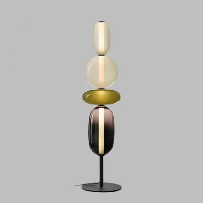 LED Glas Färg Förändrande Golvlampa