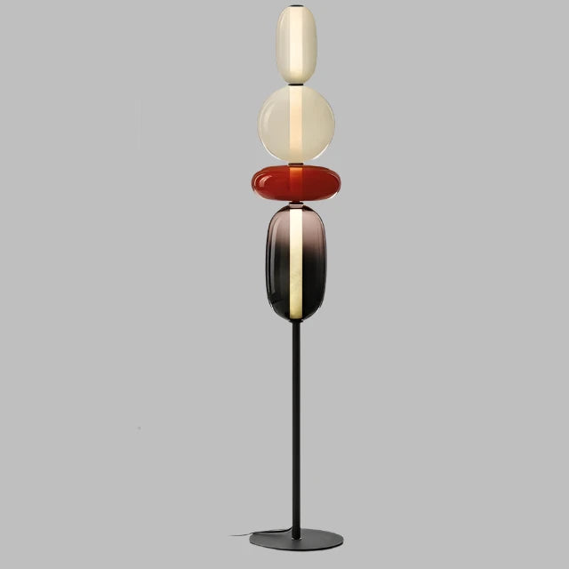 LED Glas Färg Förändrande Golvlampa