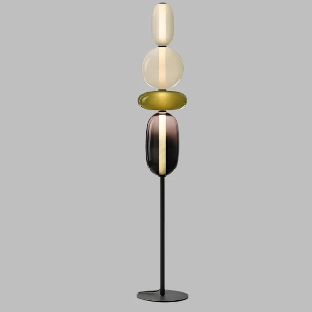 LED Glas Färg Förändrande Golvlampa