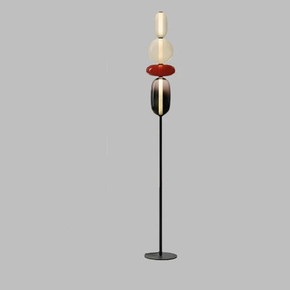 LED Glas Färg Förändrande Golvlampa