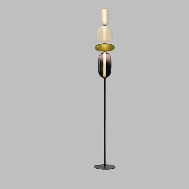 LED Glas Färg Förändrande Golvlampa