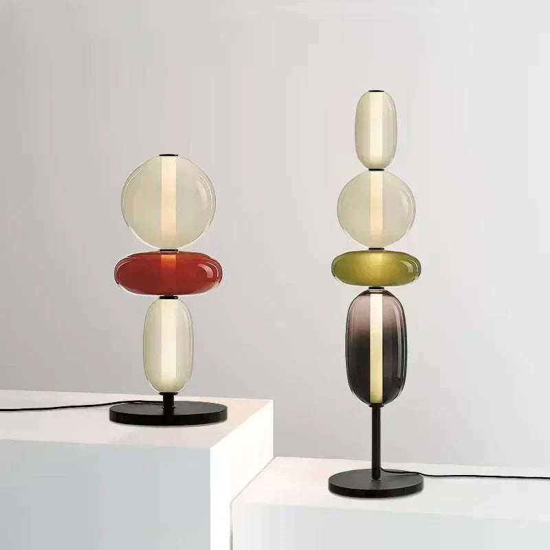 LED Glas Färg Förändrande Golvlampa