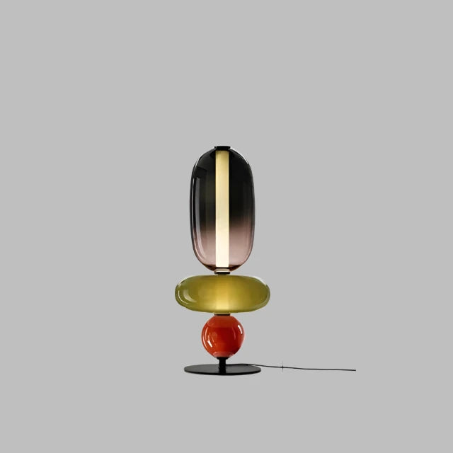 LED Glas Färg Förändrande Golvlampa