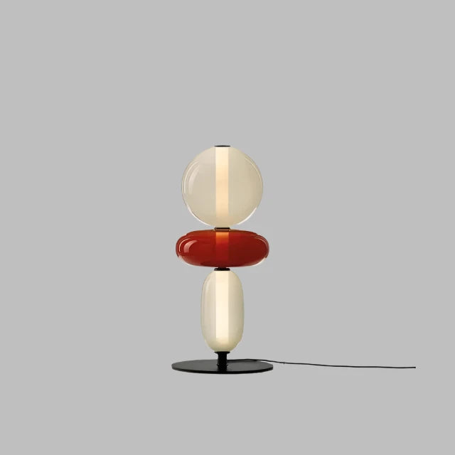 LED Glas Färg Förändrande Golvlampa