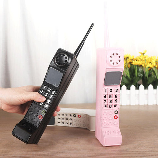 Vintage Classic Brick Cell Phone Model Ornament Retro Metal