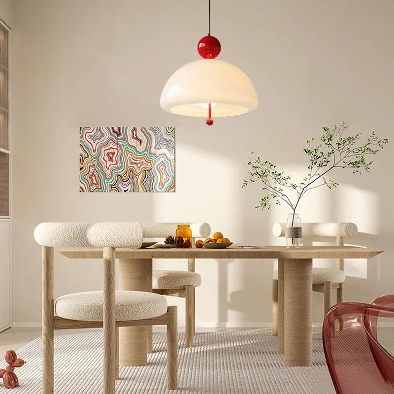 Pendelampa Glas Retro Fransk Taklampa